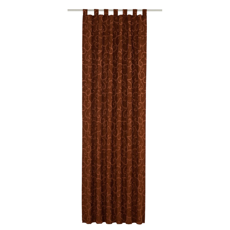 Siglerville Blackout Tab Top Curtain Panel, 132 W x 145 D cm, Brown