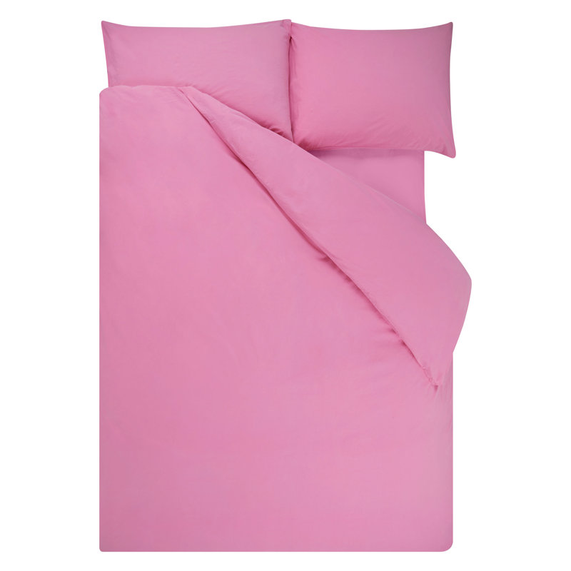 Designers Guild Loweswater Fuchsia Pink 300 Thread Count Bedset, Single Bed (135 x 200 cm)