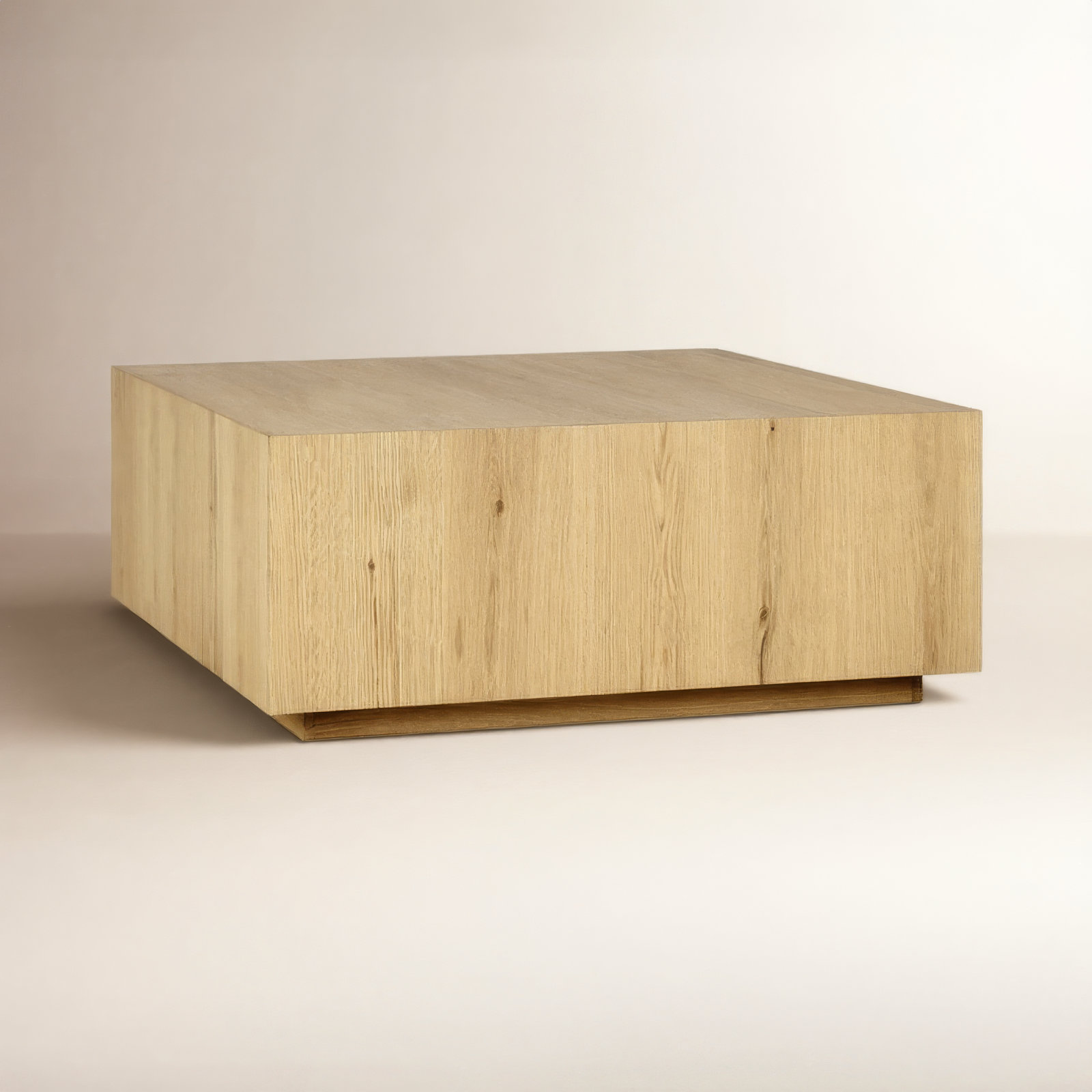 Taryn 42" Block Coffee Table, Natural