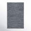 Tapis gris foncé fait à la main Elle-179528305