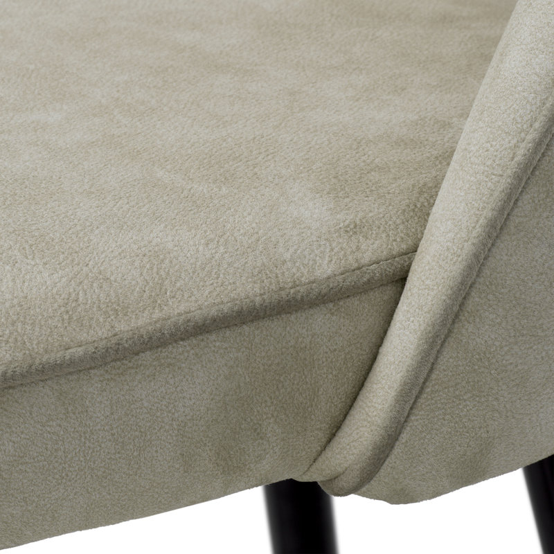 Cliff Upholstered Stool with Metal Frame, Counter Stool (27.17" Seat Height)
