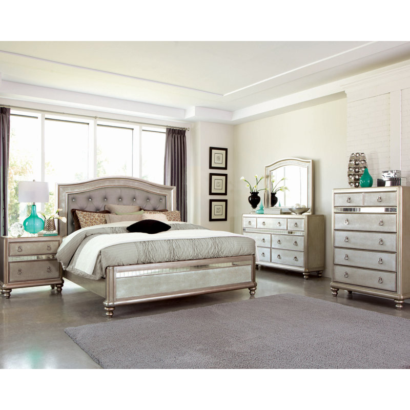 Ensemble de chambre avec grand lit 5 pièces Sabin