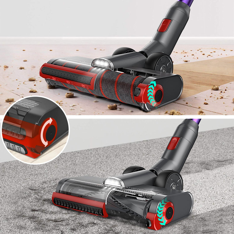 Jashen Tech (Hong Kong) International Limited Cordless Bagless Upright Vacuum, Purple