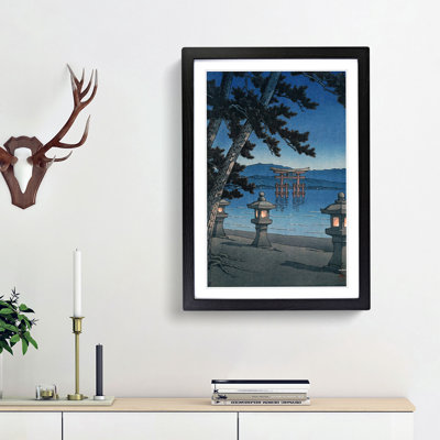 Moonlit Miyajima by Hasui Kawase - Picture Frame Painting Print