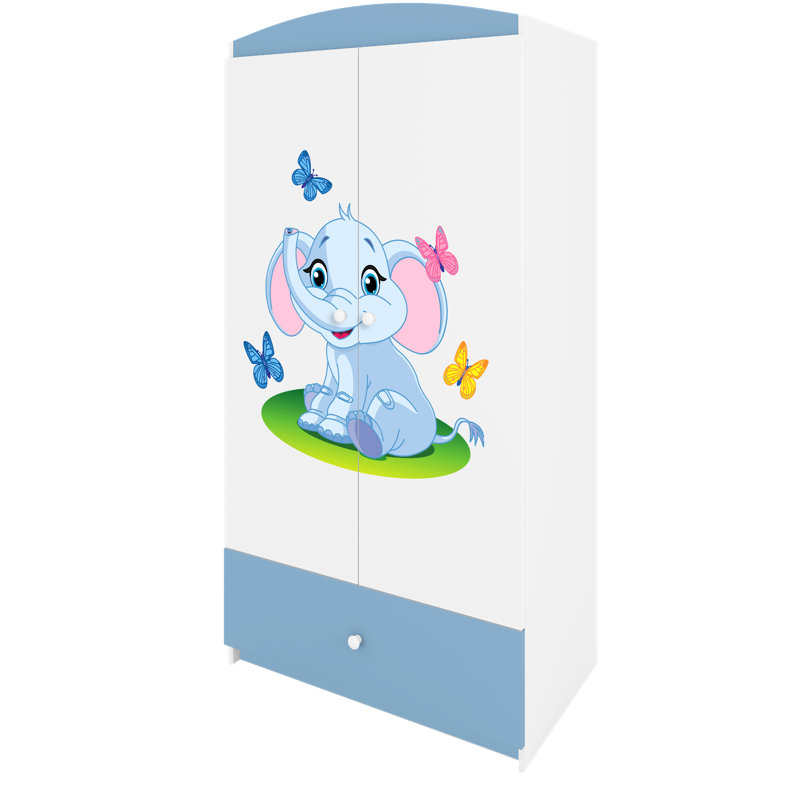 Cicero 2 Door Wardrobe, Blue