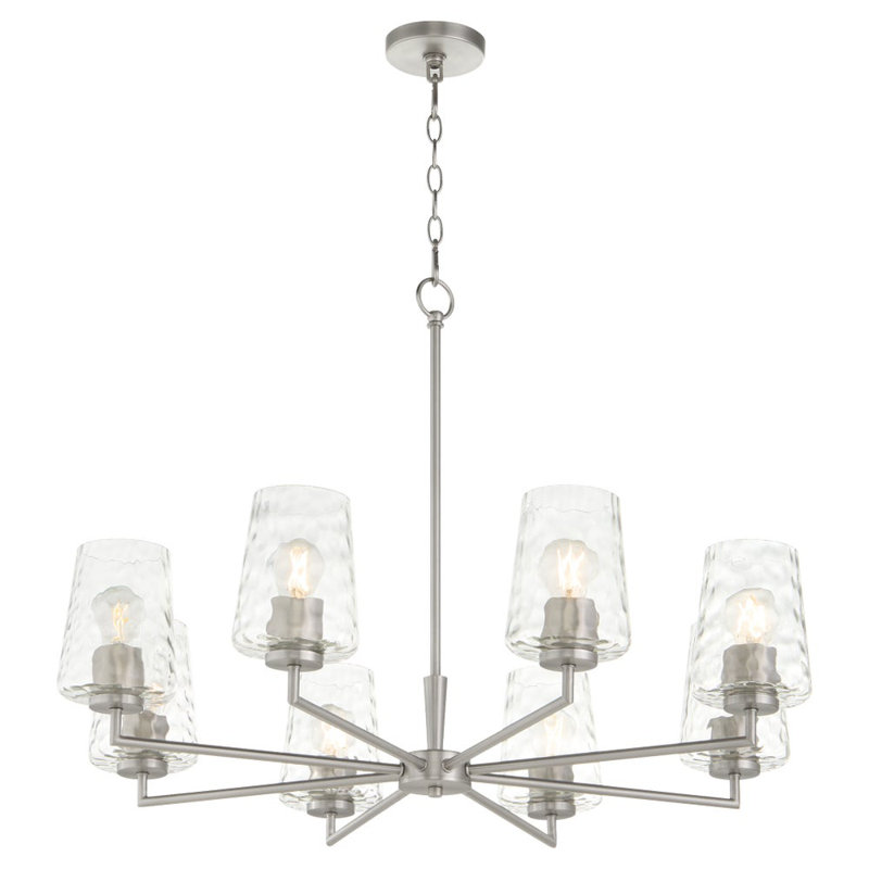 Bodan Chandelier, Satin Nickel
