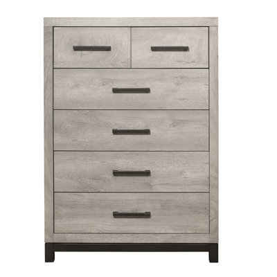 Commode de chambre à coucher avec 5 tiroirs de rangement, mobilier contemporain moderne