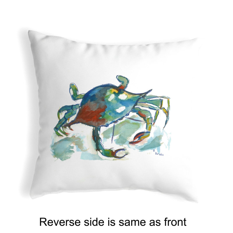 Outdoor Reversible Throw Pillow