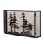 Tall Pines 3 Panel Fireplace Screen