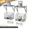 35cm W Metal Wall Mounted Shelving Unit