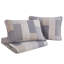 Ensemble de courtepointe en coton gris à motif écossais DESIGN STU DVD Lakeshore-1899423330