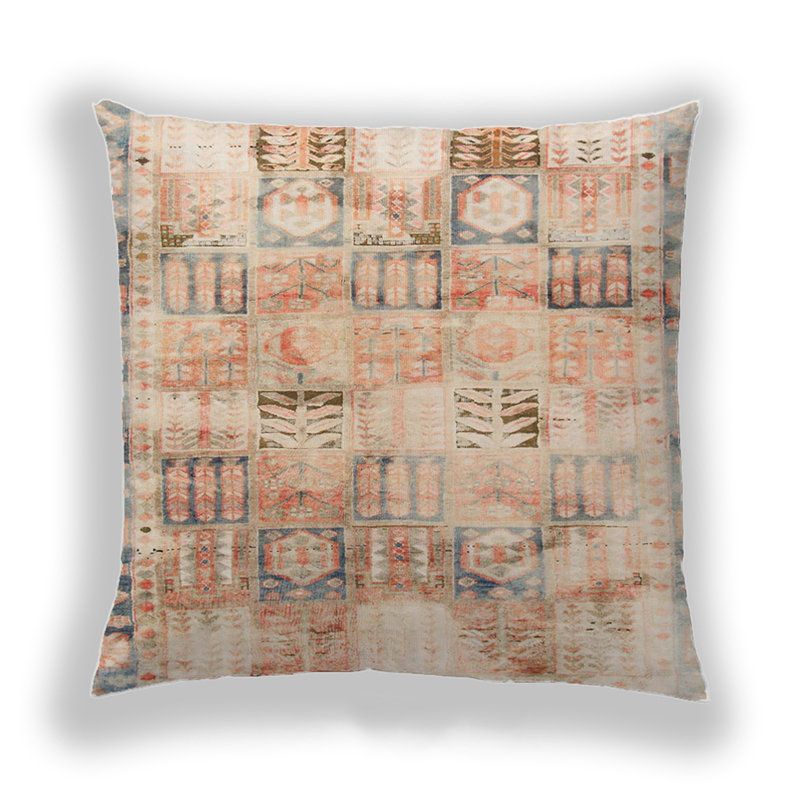 Coussin décoratif abstrait 1148, Microsuède