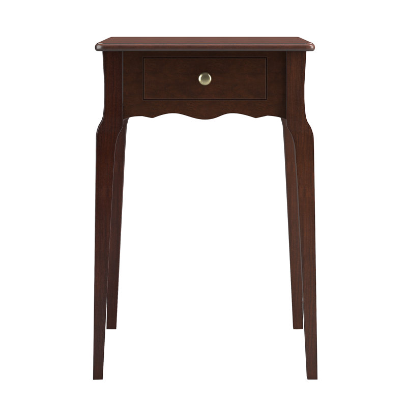 Table de bout avec rangement Pinckney , Espresso