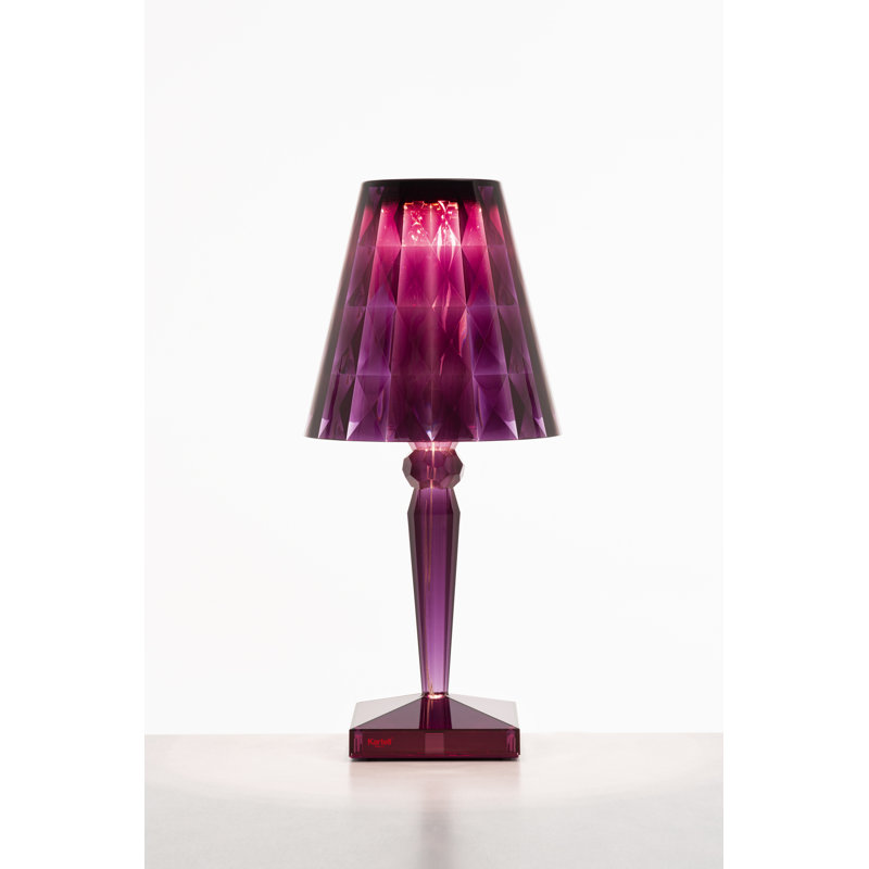 Big LED Table Lamp, Light Blue, Plug In