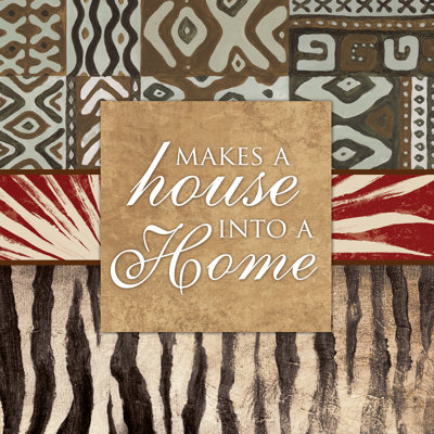 House Into Home - Wrapped Canvas Print