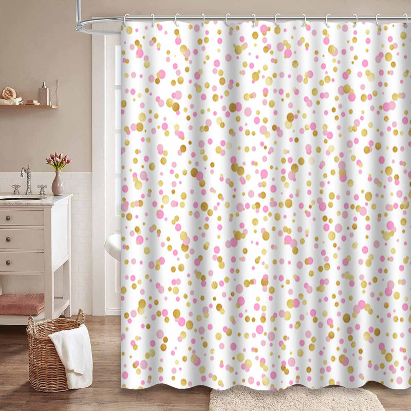 Rideau de douche Pastel Confetti, L 72 po x l 72 po