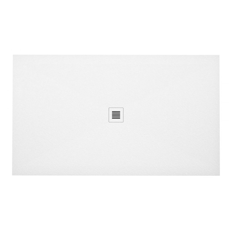 Feel 72" W x 42" D Collection Shower Base, Slate White