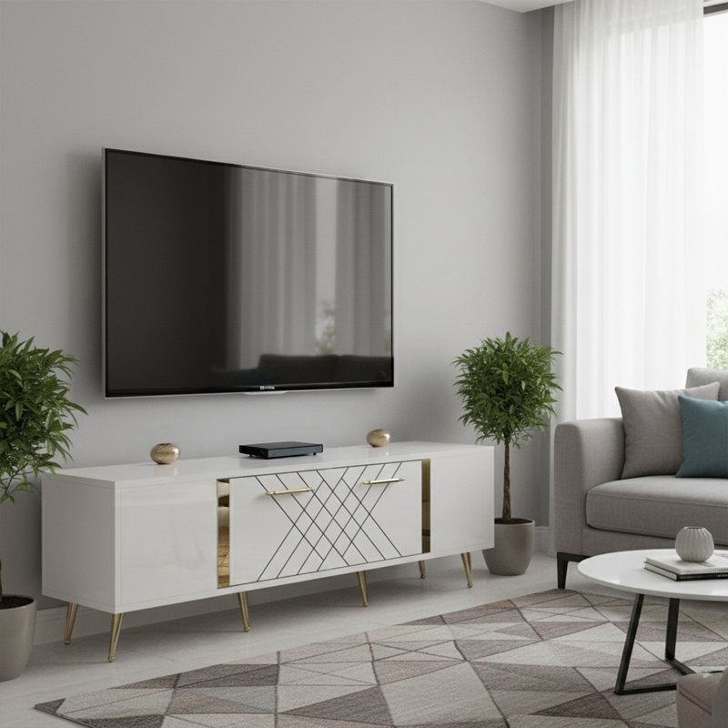 Meuble télé pour téléviseur de 65 po ou moins
