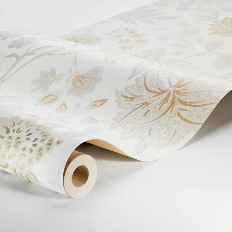 Boråstapeter Alicia Wallpaper, Stone/Gold