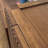 Wave design two-door locker sideboard
