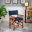 Hemmingway Premium Grade Teak Folding Director's Chair with Cushions-731859035