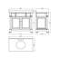 Ensemble de meuble-lavabo simple 42 po Lollis-1978115709