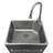 All-In-One 24.1" L x 21.3" W Free Standing Laundry Sink with Faucet-61665281