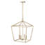 Lustre géométrique à 4 lumières Poisson-965416691-965416701