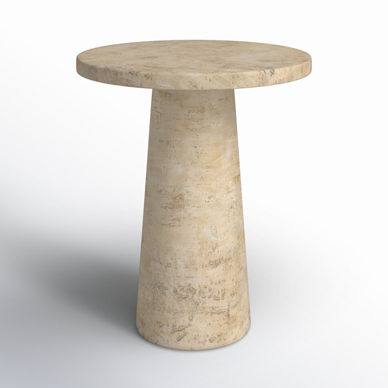 Cuaron End Table, Cream