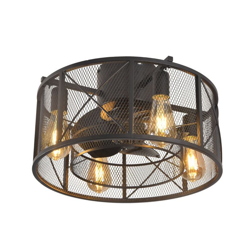 18-Inch Ceiling Fan Light E26 Bulb Base Bulbs Not Included, with Remote Control