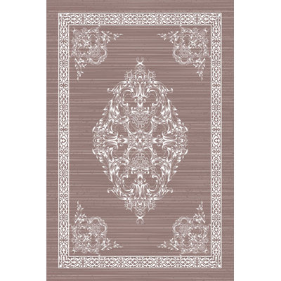 Premium Woven Carpet, 5.9 x 9.2 ft, 100% Polyester, 650 g/m² | Antibacterial, Non-Slip PVC Underside, 0.3 in Pile Height | Machine Washable, 3D Digital Printing | Perfect for Living Room, Bedroom, & Office Decor