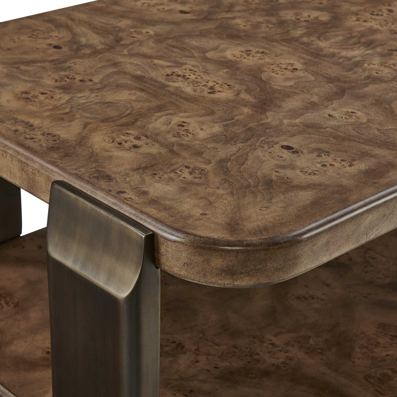 Uttermost Vance Mappa Burl Coffee Table