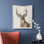 «Handsome Whitetail I», toile encadrée de qualité supérieure - prête à être accrochée