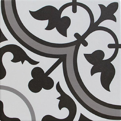 Carrelage mural en porcelaine mat Arabesque
