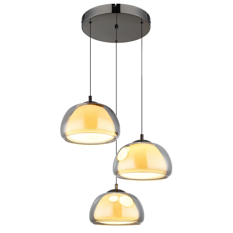 Berengario 1 - Light LED Geometric Pendant, Matte Black