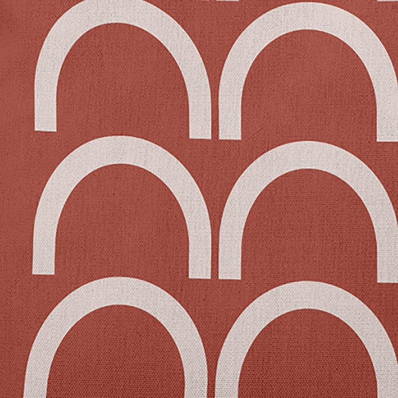 Coussin décoratif Rhyth Arches, Châtaignier, 20 po x 20 po