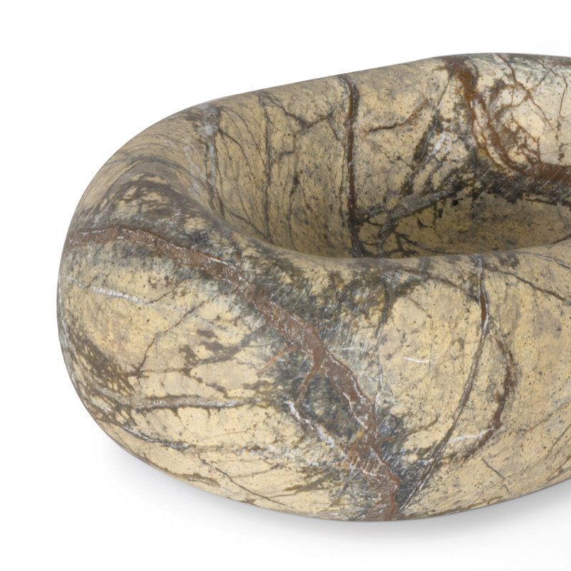 Lagoon Marble Bowl, Brown