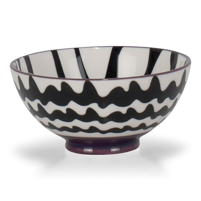 Chevron Bowl 4", Black