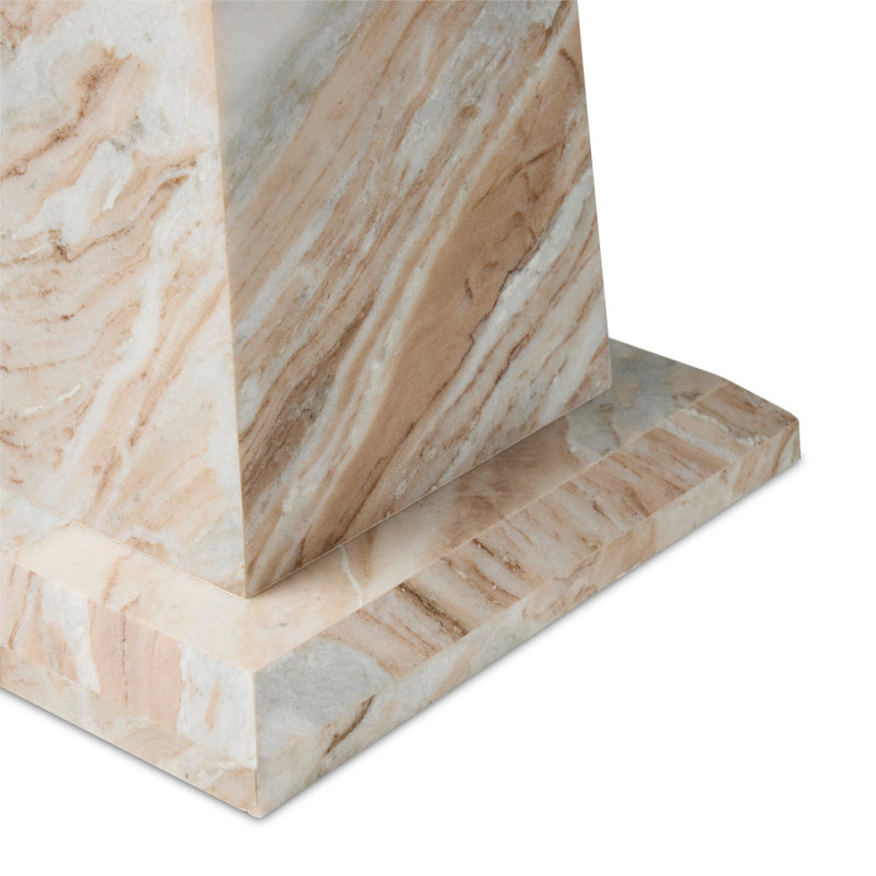 Ellric Pedestal Set, Gray Italian Marble