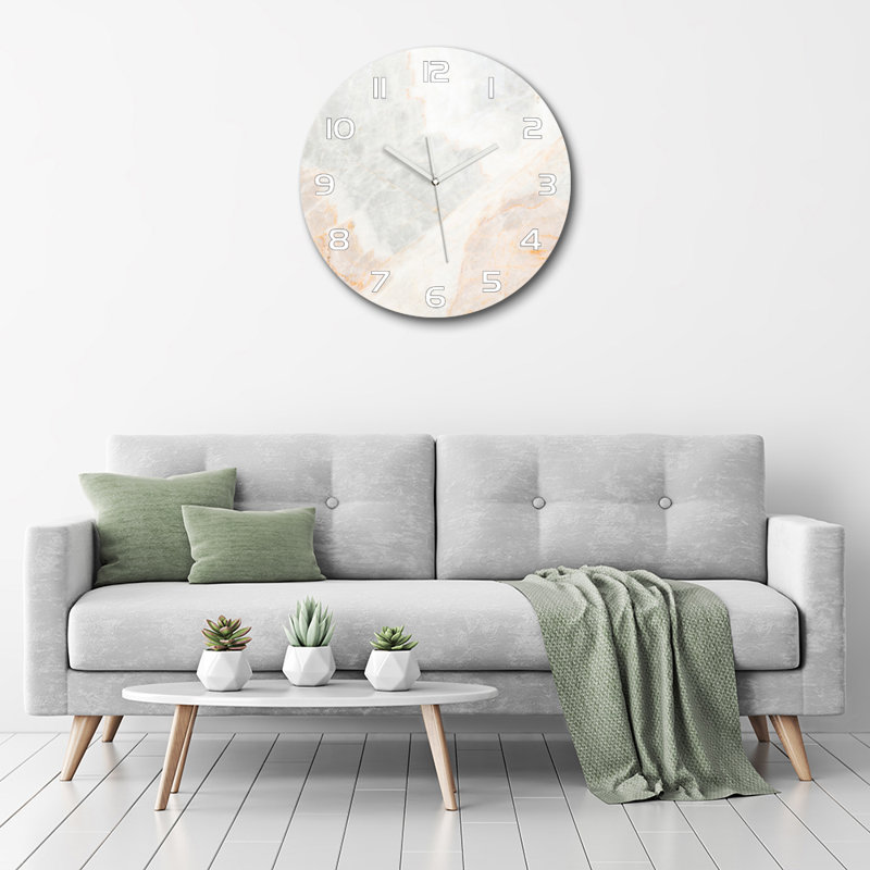 Johnalyn Glass Wall Clock