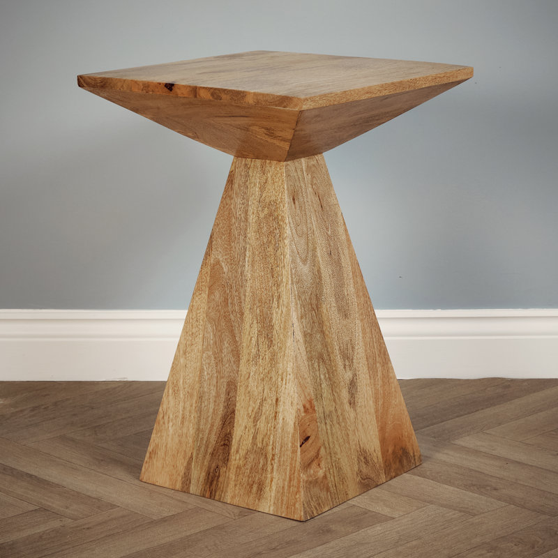 End Table, Oak Wood/Brown