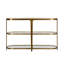 52'' W Glass Console Table