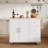 Arnola 39.7" W Kitchen Island Cart-956860551