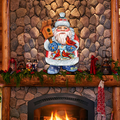 24'' Handmade Wood Shatterproof Hanging Figurine Ornament
