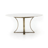 Gage Round Marble Dining Table