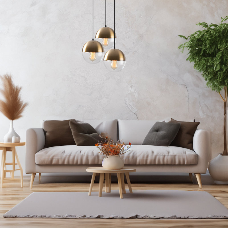 Chahinez 3 - Light Vintage Cluster Pendant