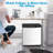  COWSAR 1.6 Cu.ft Mini Fridge, Compact Single Reversible Door Refrigerator, Adjustable Thermostat, Quiet, Energy Efficient for Office, Dorm, Bedroom, Apartment -Silver-99693158
