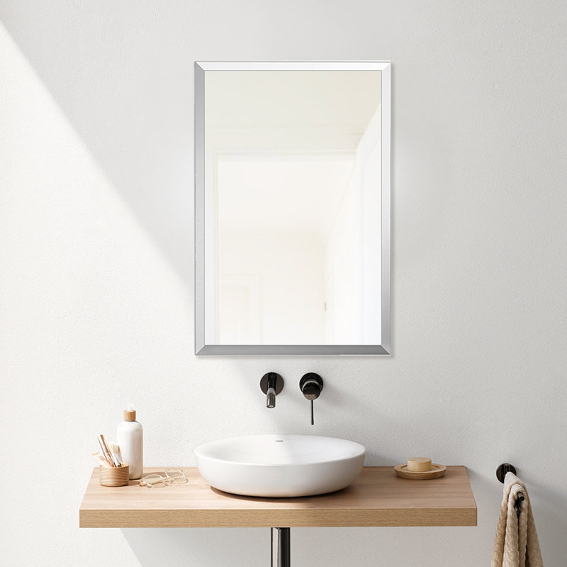 Selig Flat Wall Mirror, 76.2cm H x 55.9cm W
