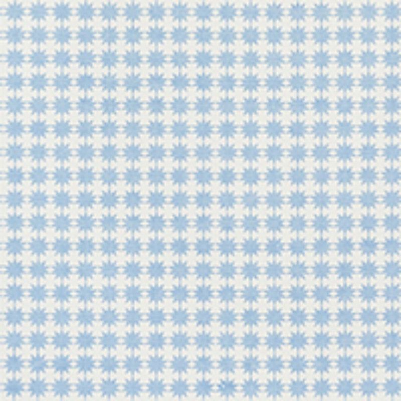 Schumacher x Studio Bon Stella Fabric, Chambray