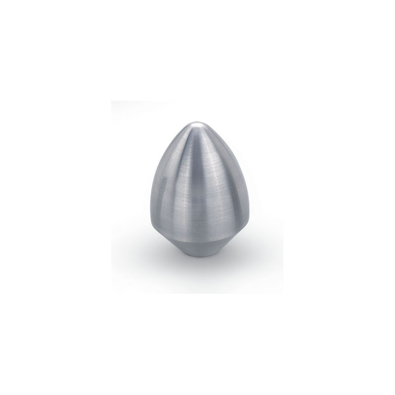 Bouton Rousseau, acier inoxydable